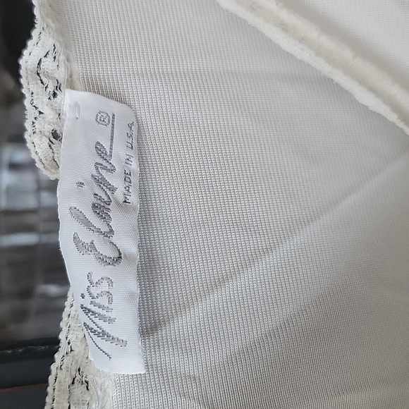 Miss Elaine S Cream Vintage Nightgown - Picture 3 of 5